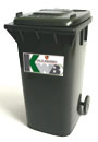 Schwarze Tonne
